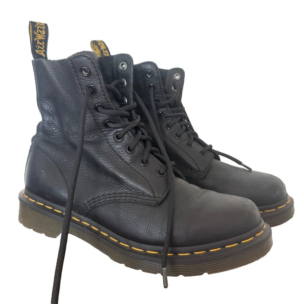 Doc Martens Black Leather Boots Women’s US 8 UK 6 EU 39 Combat Boots